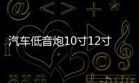 汽车低音炮10寸12寸重低音车载有源空箱木箱体试音箱功放板可家用